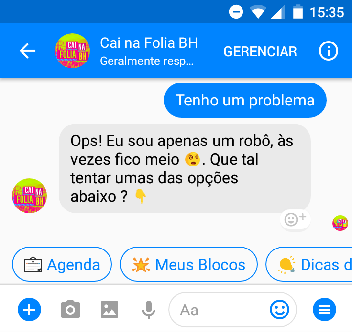 exemplo cai na folia limitações dos chatbots