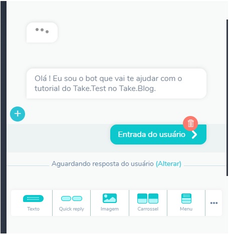 qa pode criar chatbot inicio