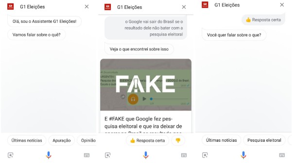 bot g1 eleições post combate a fake news no brasil