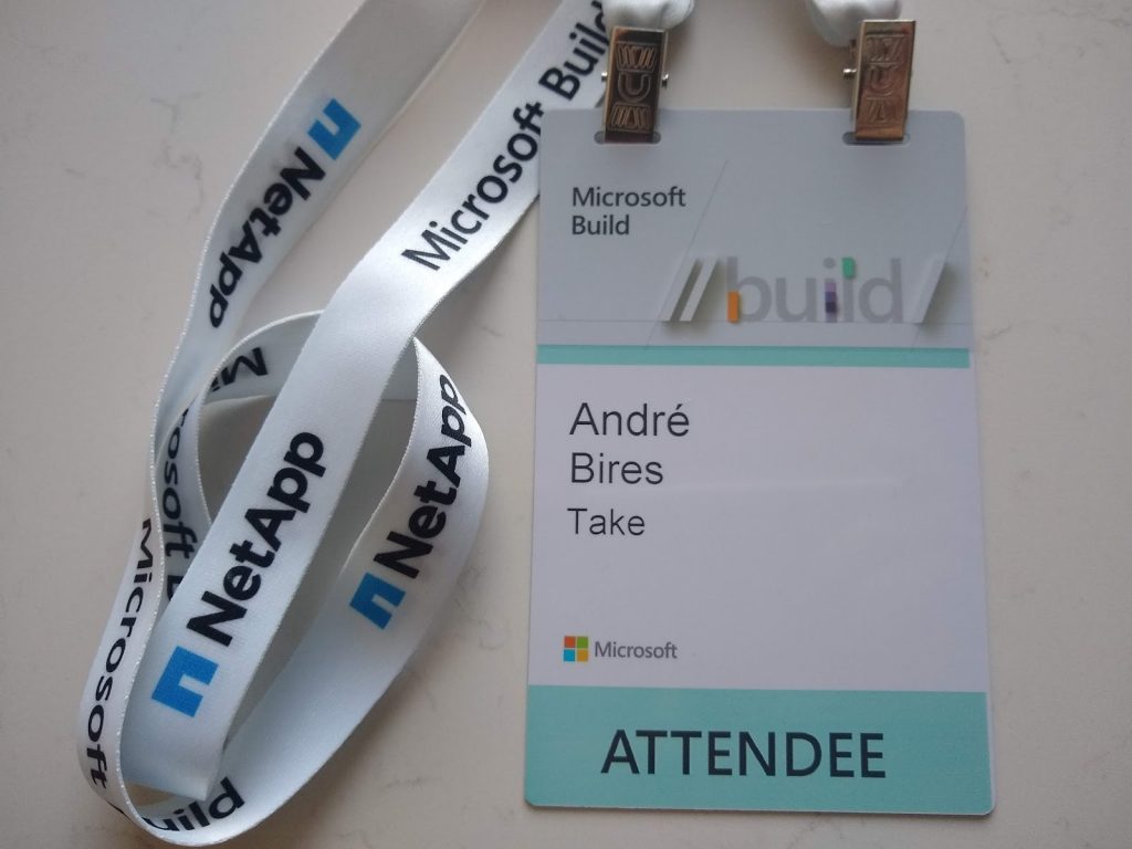 microsoft build 2019 crachá