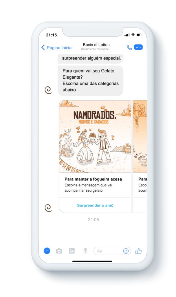 imagem ilustrativa de chatbot no facebook messenger