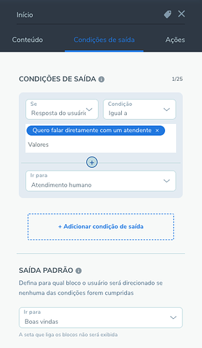 configuracao ice breaker no blip - Como os Ice Breakers podem aumentar o engajamento dos seus usuários no Instagram Como configurar o direcionamento do Ice Breaker no Blip.
