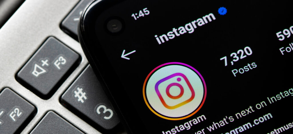 Imagen del perfil de Instagram para empresas en Instagram para celular