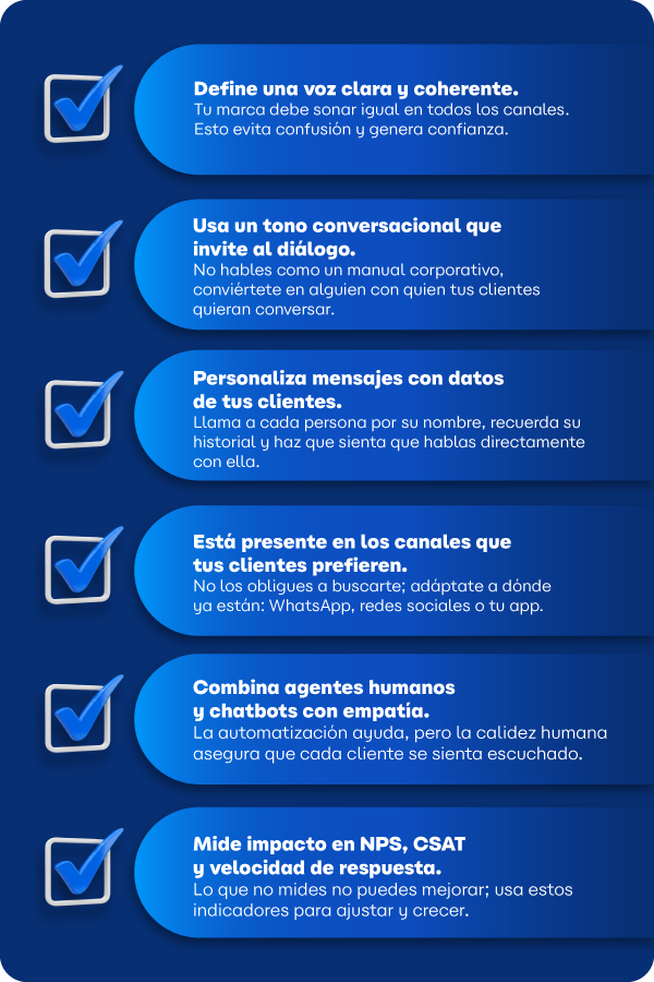 checklist infografia 1 - Lenguaje emocional y tono conversacional: dos claves olvidadas en el customer experience digital checklist infografia 1 - Lenguaje emocional y tono conversacional: dos claves olvidadas en el customer experience digital customer experience