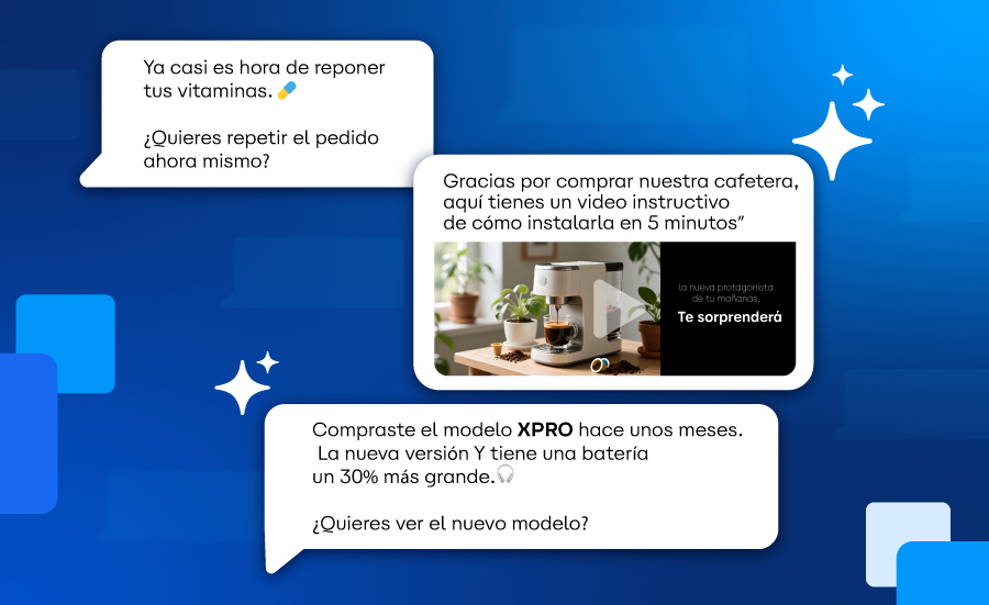 Atención al cliente WhatsApp infografia