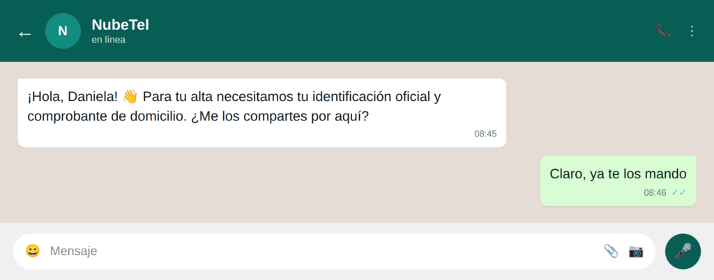 07 guia solicitud contratacion - WhatsApp para telecomunicaciones: 21 ejemplos para mejorar la experiencia de usuario Guía la solicitud de contratación paso a paso