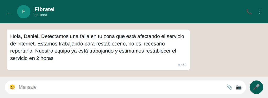 14 diagnostico red - WhatsApp para telecomunicaciones: 21 ejemplos para mejorar la experiencia de usuario Diagnostica con acceso al estatus real de la red