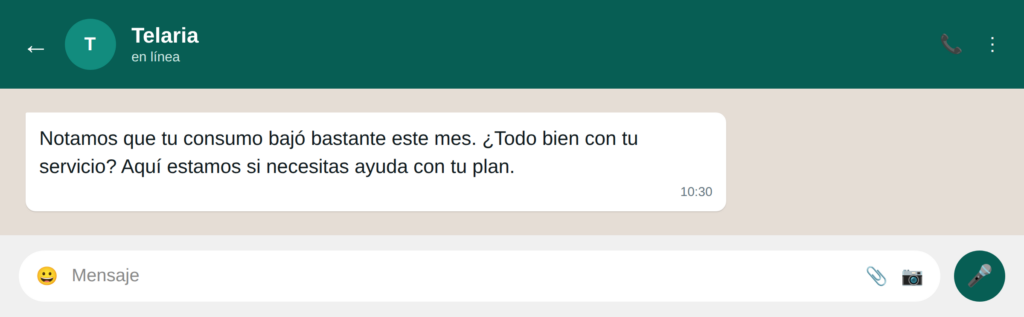19 senales riesgo - WhatsApp para telecomunicaciones: 21 ejemplos para mejorar la experiencia de usuario Detecta señales de riesgo antes de que el cliente se vaya
