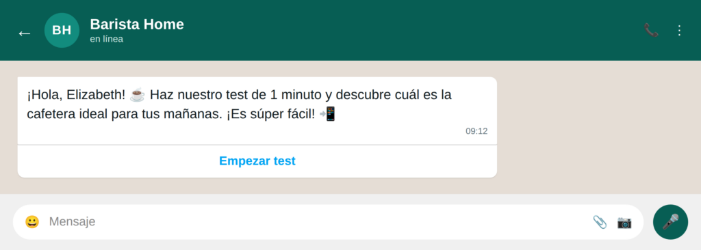 03 quiz conversacional - WhatsApp para retail: 16 ejemplos de uso que transforman la experiencia de compra Whatsapp para retail