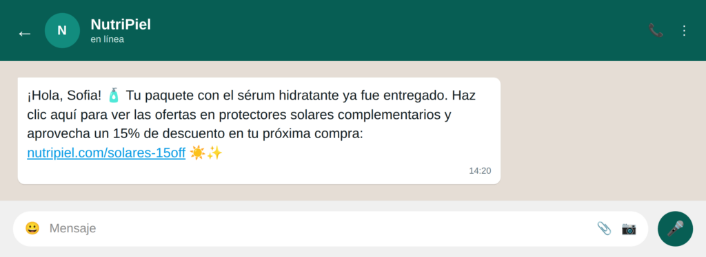 13 upsell cross sell - WhatsApp para retail: 16 ejemplos de uso que transforman la experiencia de compra Whatsapp para retail